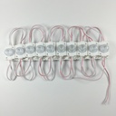 1.5W LED Module Injection Lens 3030 Super Bright Advertising Light IP65 Waterproof Sign Backlight Cold White 20pcs/lot 