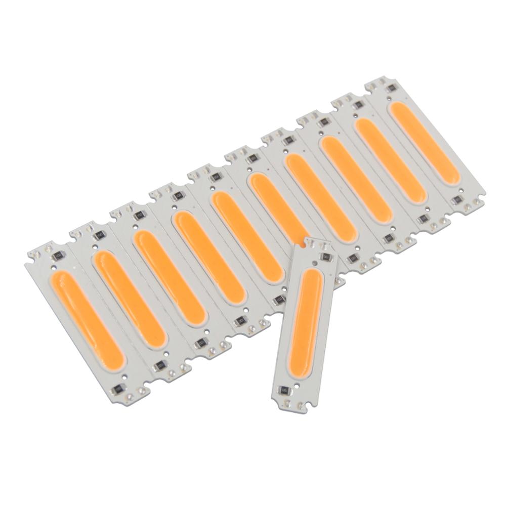 2W LED COB Light Bar Module Warm/Pure White/Red/Green/Blue/Pink/Purple/Orange DC 5V 60*15mm