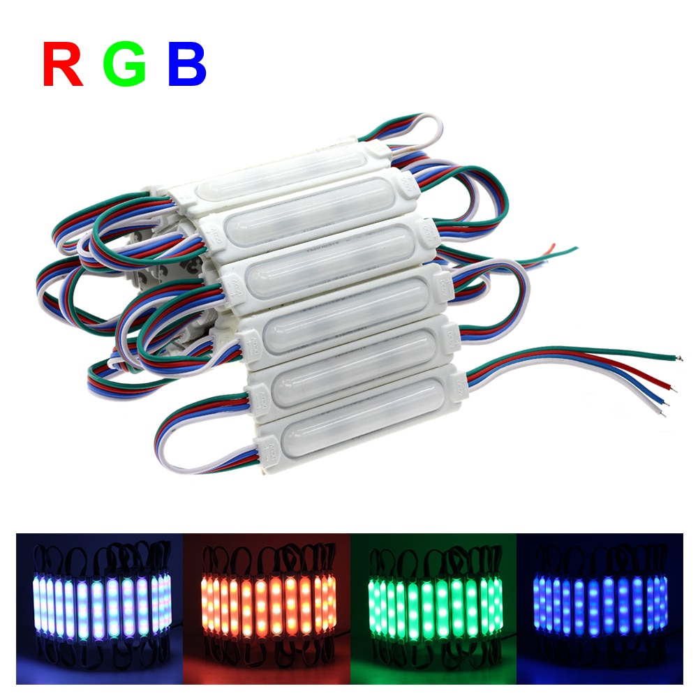 DC12V SMD 5730 COB LED Module 9 LEDs Single Color / RGB Waterproof Advertising Logo Letter Lightbox 20Pcs/Lot