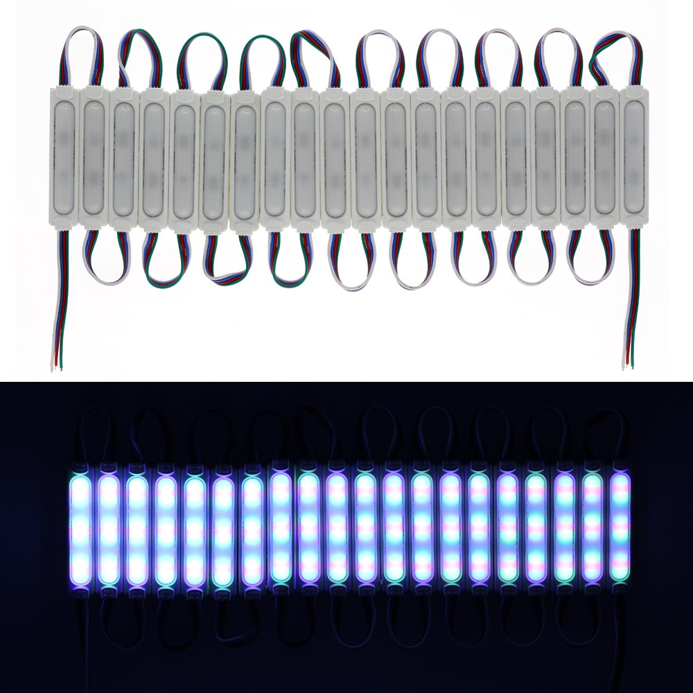 DC12V SMD 5730 COB LED Module 9 LEDs Single Color / RGB Waterproof Advertising Logo Letter Lightbox 20Pcs/Lot