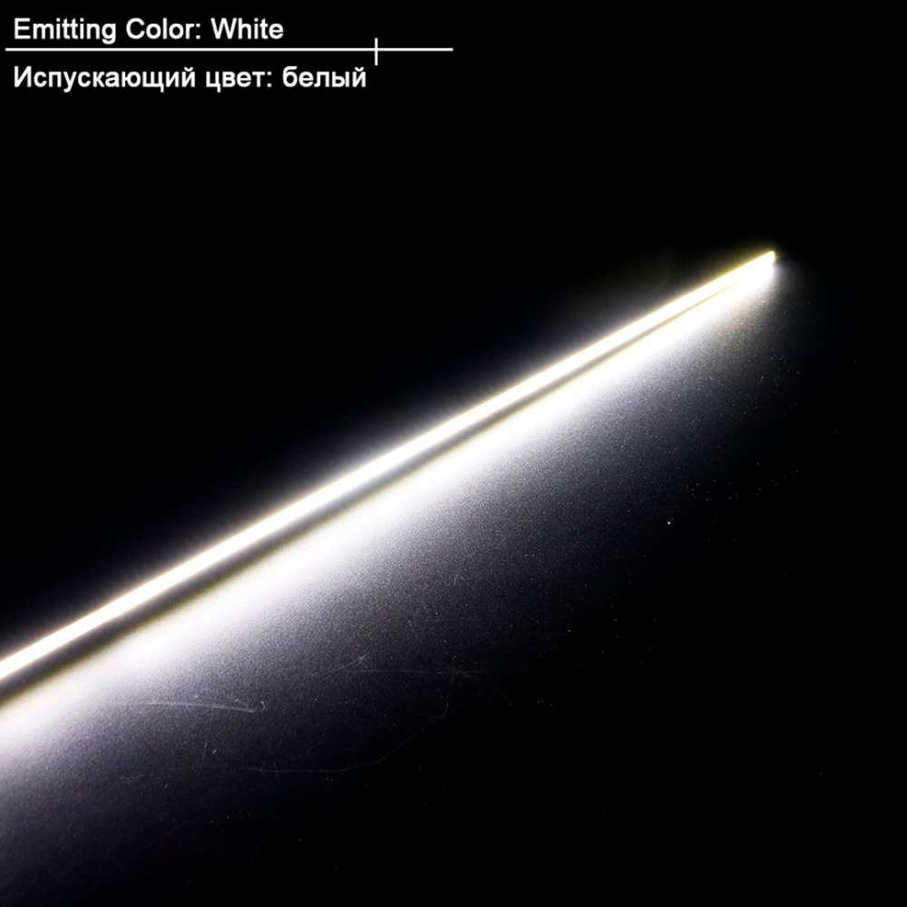 8/10/12/14/16W COB LED Long Strip Bar 200/300/400/500/600*6mm 12V ...