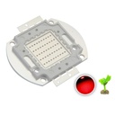 50W High Power LED Emitter Red /Green /Blue /Royal Blue /Cyan /Far Red Led Elliptical Holder