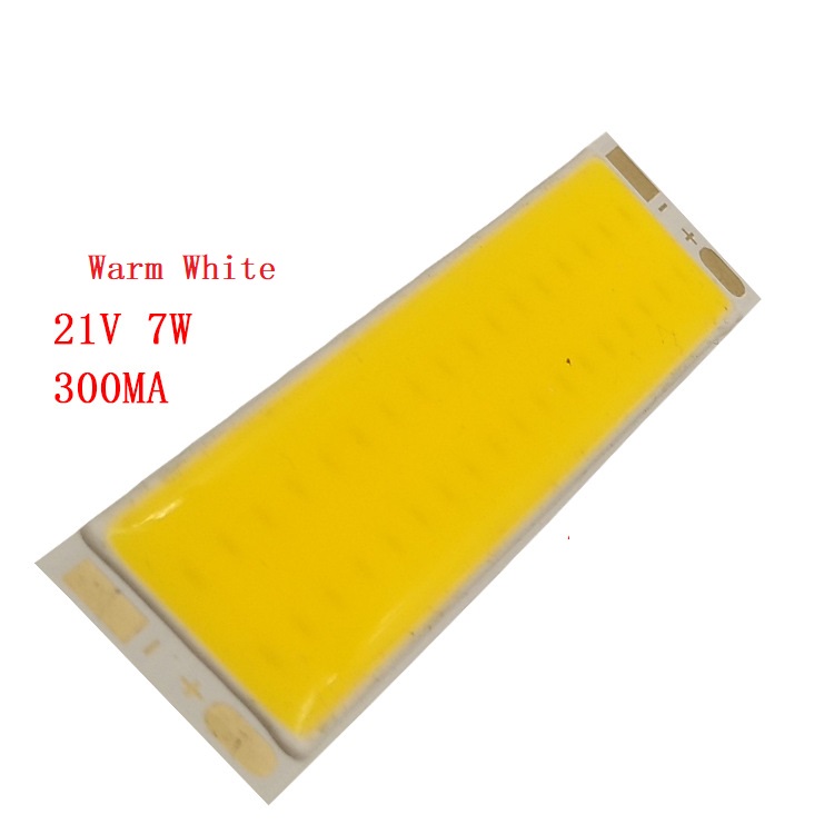  7W LED COB Light Bar Module 21V 300mA Warm White / White 76*15mm 