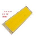  7W LED COB Light Bar Module 21V 300mA Warm White / White 76*15mm 