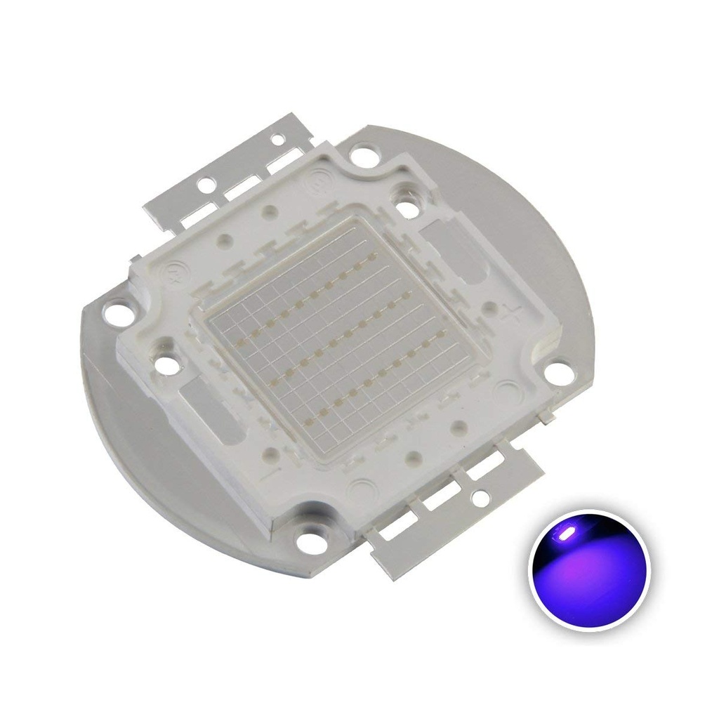 30W High Power LED Emitter Red /Green /Blue /Royal Blue /Cyan /Far Red Elliptical Holder