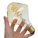 4W E27 Gyroscope shaped LED Edison Bulb AC220-240V Home Light LED Filament Light Bulb