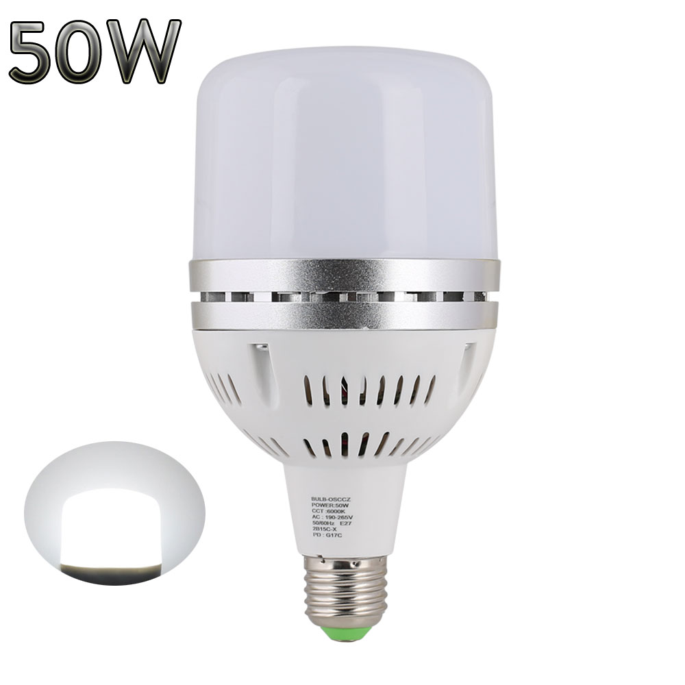 50W E27 3030 SMD Spotlight AC190-265V Home Light LED High Power Bulb