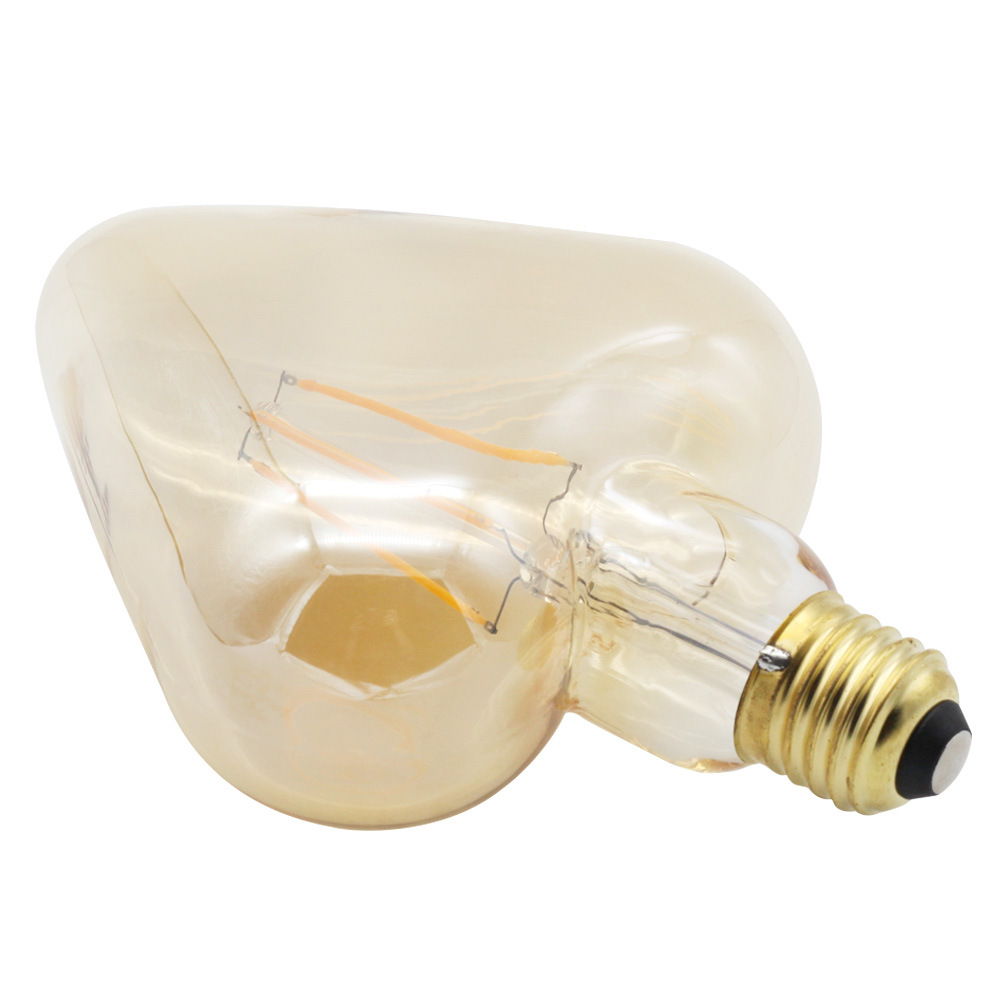 4W E27 Heart LED Edison Bulb 220-240V Home Light LED Filament Light Bulb