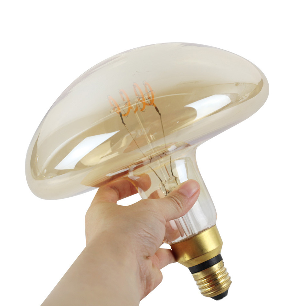 4W E27 Mushroom LED Edison Bulb 220-240V Home Light LED Filament Light Bulb