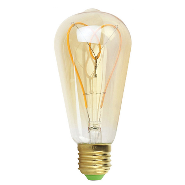 4W E27 ST64 LED Edison Bulb AC110V/220V Home Light LED Filament Light Bulb