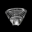 48mm Diameter LED Lens Concave Water Clear Lens For CREE XPE 3535 