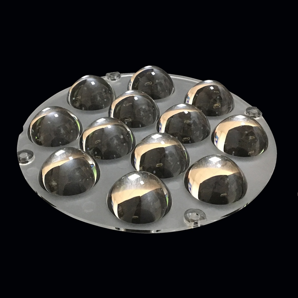 78-210mm Diameter Module LED Lens 3-27PCS Convex Water Clear Lens