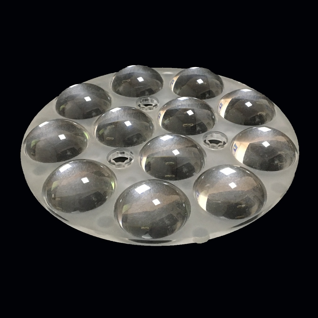 78-210mm Diameter Module LED Lens 3-27PCS Convex Water Clear Lens