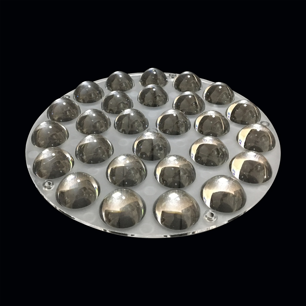 78-210mm Diameter Module LED Lens 3-27PCS Convex Water Clear Lens