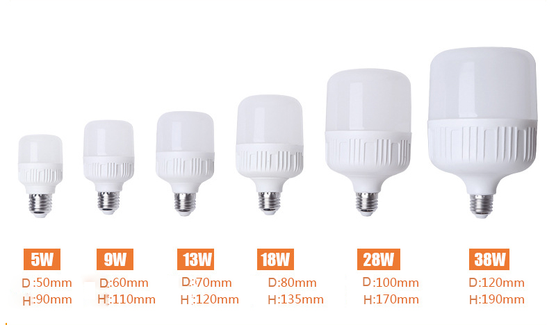 5W 9W 13W 18W 28W 38W E27 B22 2835 SMD Home Light LED Bulb Light