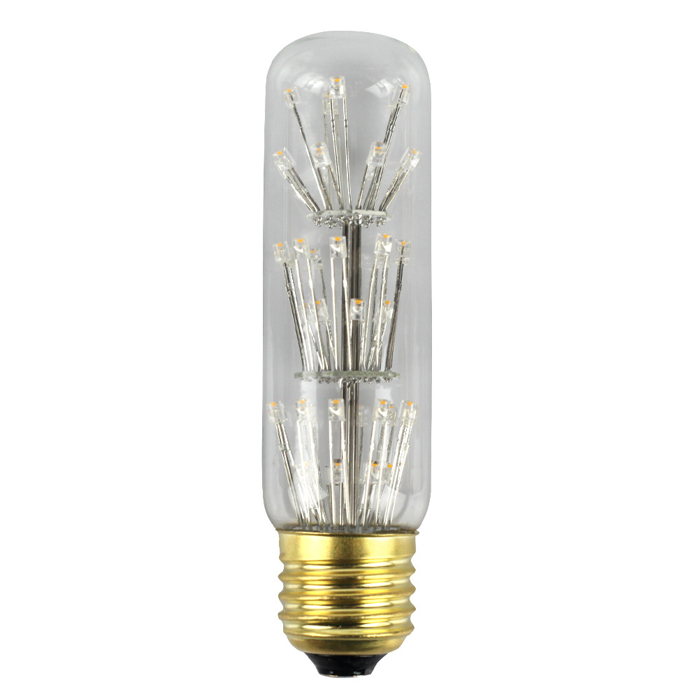 3W E27 T28 LED Edison Bulb AC85-265V Home Light LED Filament Light Bulb