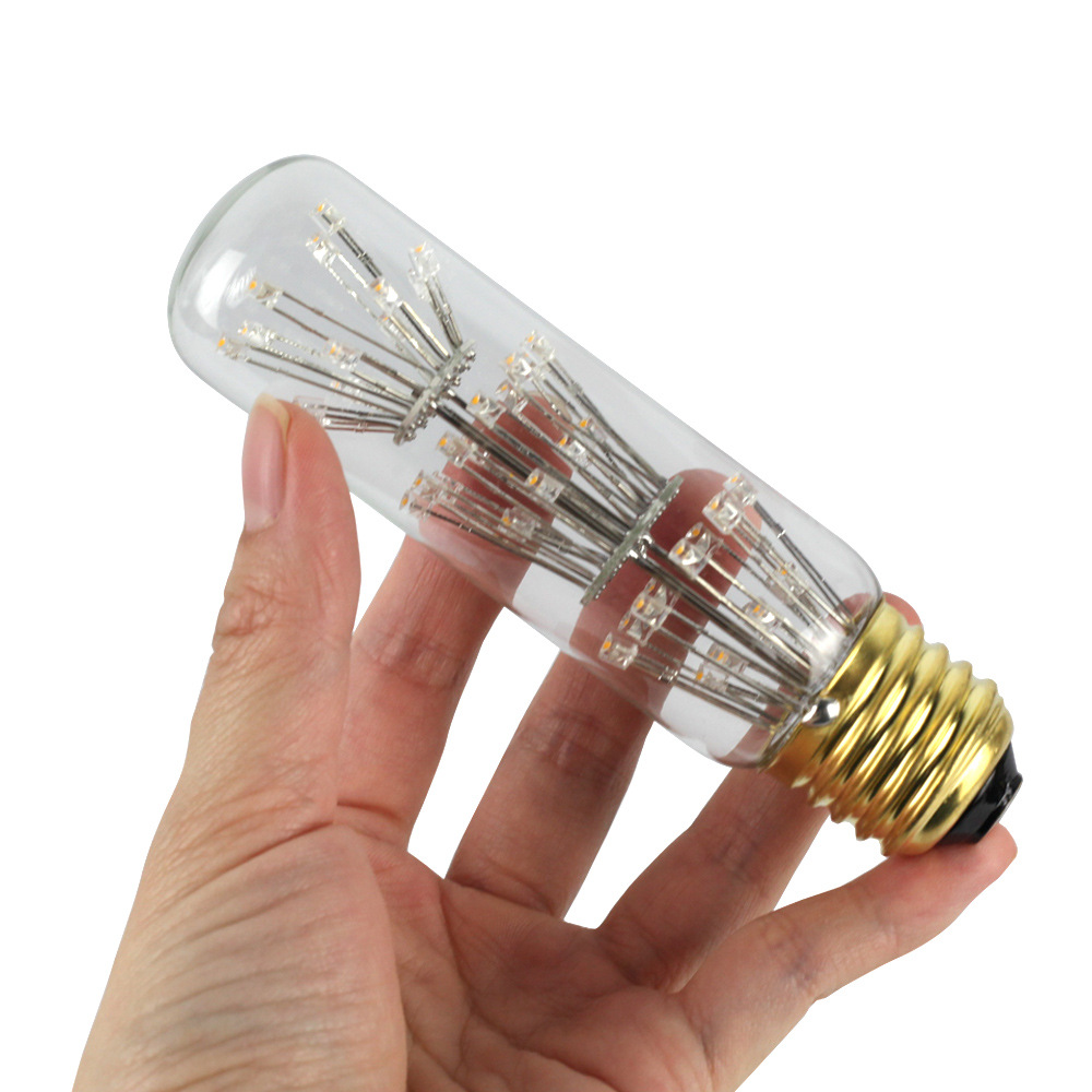 3W E27 T28 LED Edison Bulb AC85-265V Home Light LED Filament Light Bulb