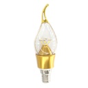 5W E14 2835 SMD Diamond LED Edison Bulb 220V Home Light LED Filament Candle Bulb