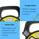 15W Recharge Portable COB LED Floodlight 18650 Battery Work Light Emitting White + Red/Blue Flash