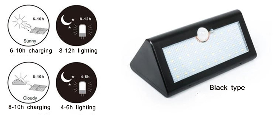 4.5W 2835 SMD Solar LED Wall Light