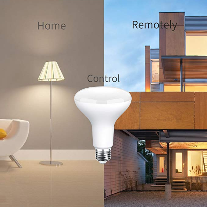 WIFI Smart LED Light Bulbs E27 8W R95 RGB White Color