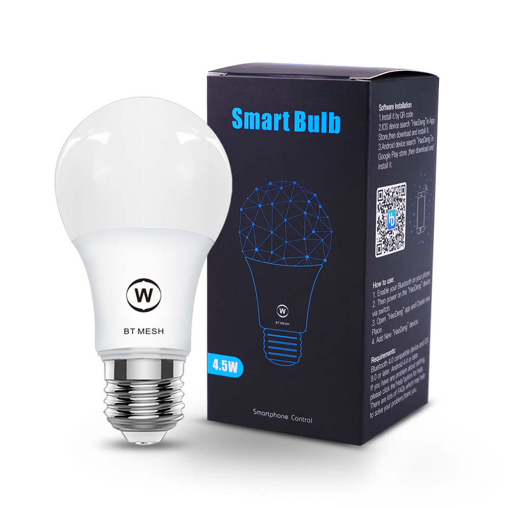 WiFi Smart Light Bulb 6.5W E27 lamp 2700-3500K