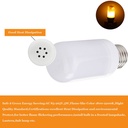 5W E27 E26 B22 E12 E14 2835 SMD Warm White LED Corn Bulb Lamp AC85V-265V Flame Fire Light