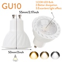 5W GU10 COB LED Bulb Lamp AC110V/220V LED Dimmable Spotlight