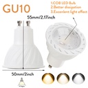 5W GU10 COB LED Bulb Lamp AC85-265V LED No Dimmable Spotlight