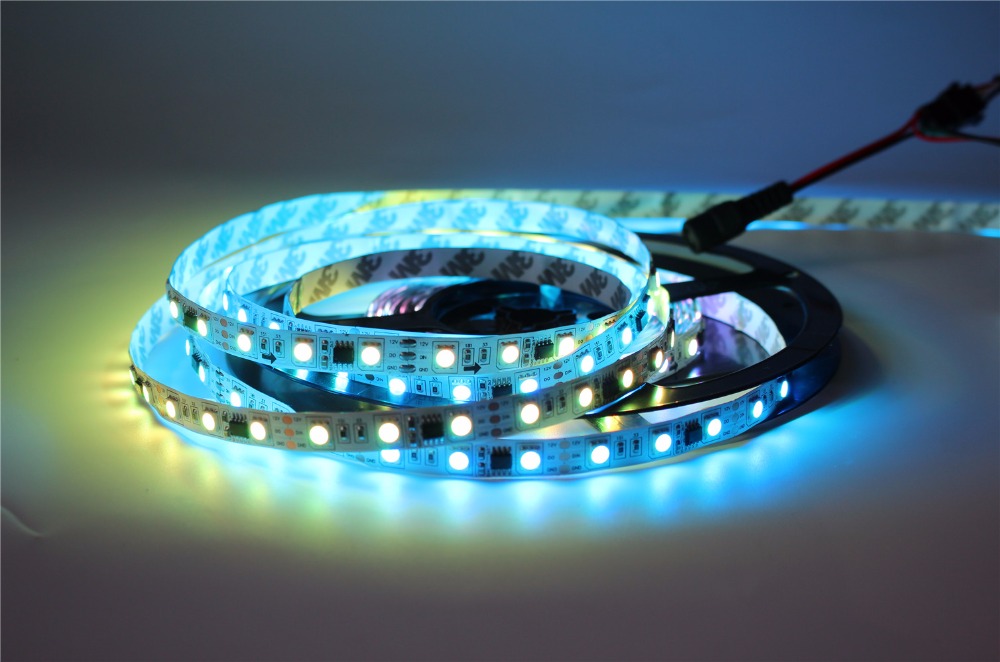 DC 12V Dream Color 5050 RGB LED Strip Light 1903 Smart IC 60LEDs/m  Waterproof IP20/IP65/IP67