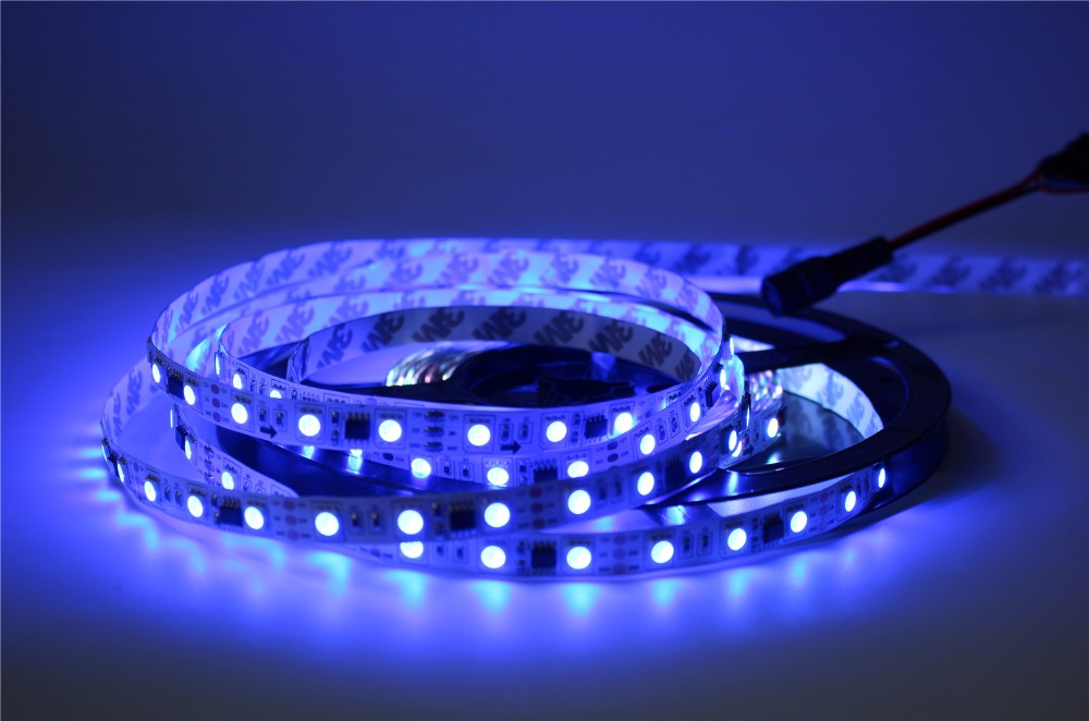 DC 12V Dream Color 5050 RGB LED Strip Light 1903 Smart IC 60LEDs/m  Waterproof IP20/IP65/IP67