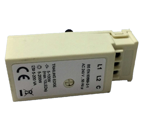 100W LED Dimmer TRIAC Rotary Controlled Trailling Edge Dimmer 240V AC 50Hz