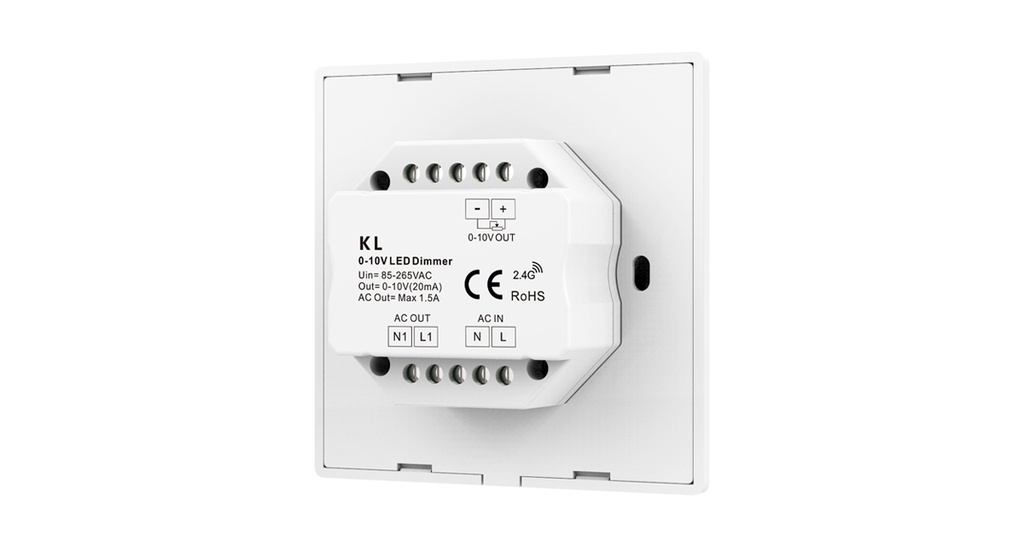 KL  AC85-265V Single Zone Rotary Panel 0/1-10V Dimmer