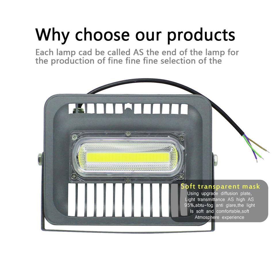 LED Floodlight 50W 100W 150W LED Cob Outdoor Flood Lights 