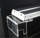 Acrylic Bracket/Stand/Holder for Double Row Groove Cast Heatsink Reflector