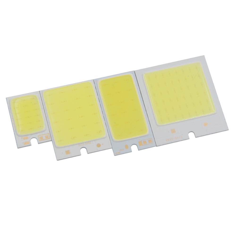 2-6W LED COB Light Bar Module Cold White DC 9V 40*35 40*20 36*26 26*16mm