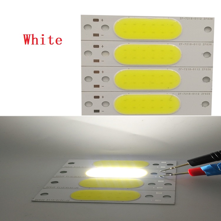 2.4W LED COB Light Bar Module 3V 800mA Warm White/ White 72*18mm