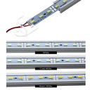 DC12V SMD 5730 Rigid LED Light Bars 100cm with U Aluminium Shell + PC Cover