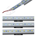 DC12V SMD 5730 Rigid LED Light Bars 100cm with U Aluminium Shell + PC Cover