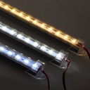 DC12V SMD 5730 Rigid LED Light Bars 100cm with U Aluminium Shell + PC Cover