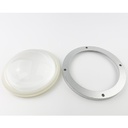 Optical Glass Plano-convex Lens for Power LED Spotlight, 90-100degree, Concave inside 100MM