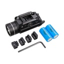 Gun Rail Mount PLG-1 Tactical LED Flashlight 1000 Lumens Weapons Light