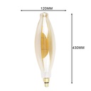 6W E27 3.5K LED Edison Bulb AC220V Home Light LED Filament Light Bulb