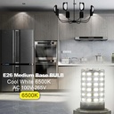 AC100-265V 7W Refrigerator Bulb Super Bright LED 100W Equivalent E26 E27
