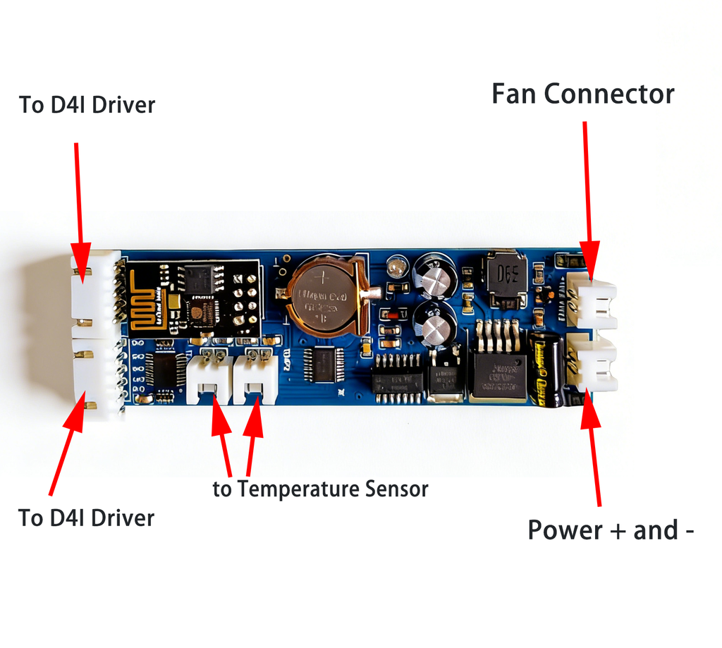 DIMFree-W8 8 Channel LED Sunrise/Sunset Programmable Time Dimmer Controller Board