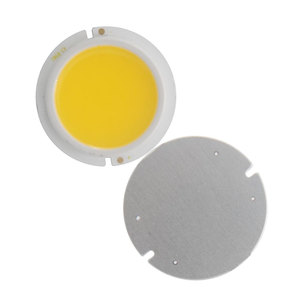 3W/5W/7W/9W LED COB Module LED COB Round Panel 30V 43mm PCB 37mm Emitting Area Warm/ Natural White 