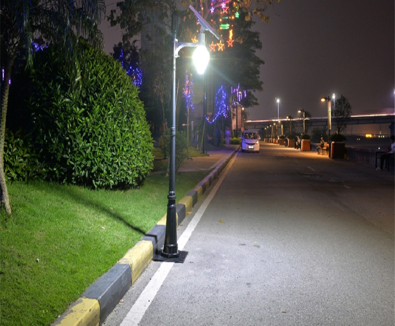 6W 9W 12W 5730 SMD LED Solar Street Light Peach Shape with Remote Control 1