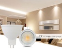 7W GU10 GU5.3 MR16 COB LED Bulb Lamp AC110V/220V LED Dimmable Spotlight