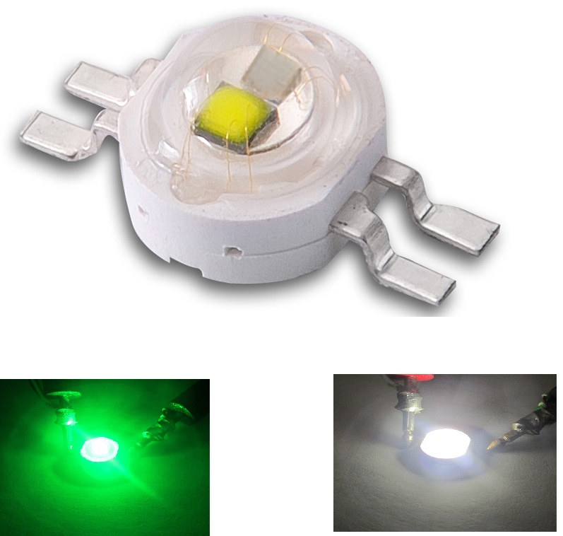 High Power Imitation Lumen RGB Led Four Feet Double Color Red White Green Blue Yellow