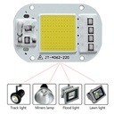 20W 30W 50W Anti-surge Driverless LED Light COB Chip Size 62x40mm Emitting 25x25mm